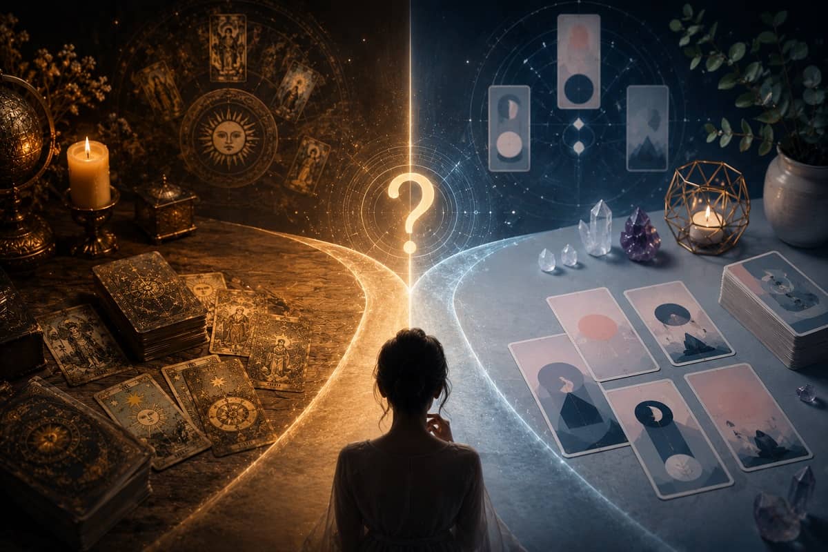 انتخاب تاروت کلاسیک برای شما بهتر است یا مدرن 1